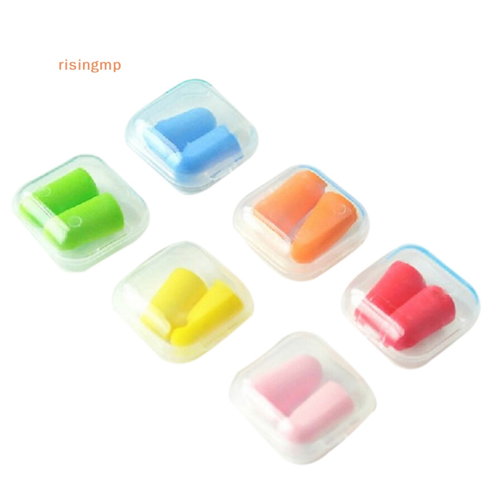 1 Cặp Nút Bịt Tai Bằng Xốp Mềm Chống Tiếng Ồn Màu Kẹo Khi Ngủ