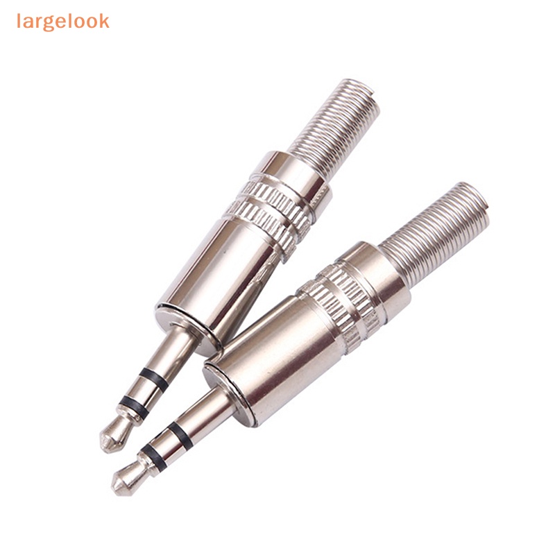 Set 10 Dây Cáp Nối Âm Thanh 3 Trục 3.5mm Bằng Kim Loại Chuyên Dụng