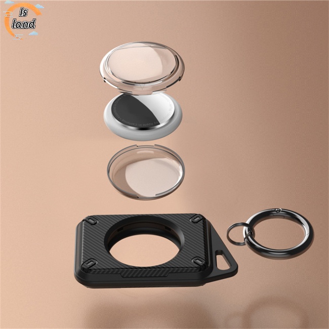 [IS] Vỏ Bọc Bảo Vệ Cổ Thú Cưng Di Động Bằng Tpu Chống Thấm Nước Chống Thất Lạc Có Móc Khóa