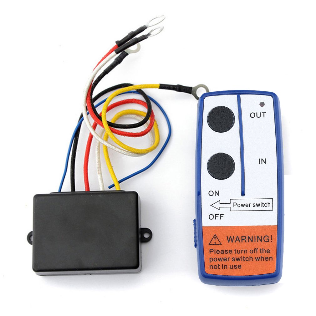 23A Dc 12V 50Ft Remote Control Kit Wireless Winch Switch For Truck Atv Suv Universal [Q/6]
