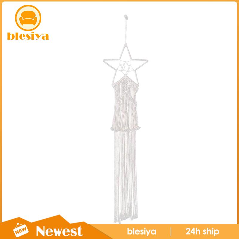 [Blesiya] Macrame Treo Tường Trang Trí Nghệ Thuật Phong Cách Bắc Âu Cho Nhà Nông Trại