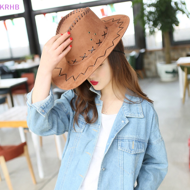 Mũ Cao Bồi Vành Cong Che Nắng Hóa Trang Tiệc Sinh Nhật / KRHB Mới