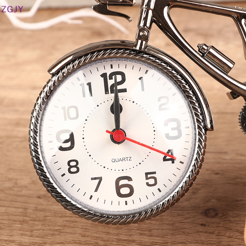 Đồng Hồ Báo Thức Để Bàn Hình Chiếc Xe Đạp Kiểu Vintage Sáng Tạo Dùng Trang Trí Nhà Cửa Mới