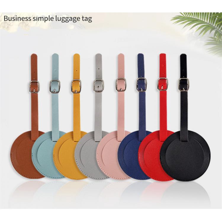 1 Thẻ Đánh Dấu Ghi Tên Hành Lý Màu Trơn