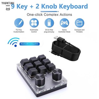 Bàn PhíM Cơ Gaming 9 PhíM + 2 NúT BấM