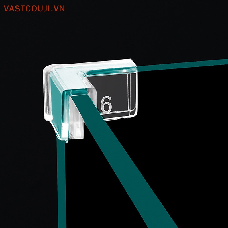 Set 4 Miếng Silicon Trong Suốt Bọc Góc Cá Chống Va Chạm Bảo Vệ An Toàn Cho Hồ Cá