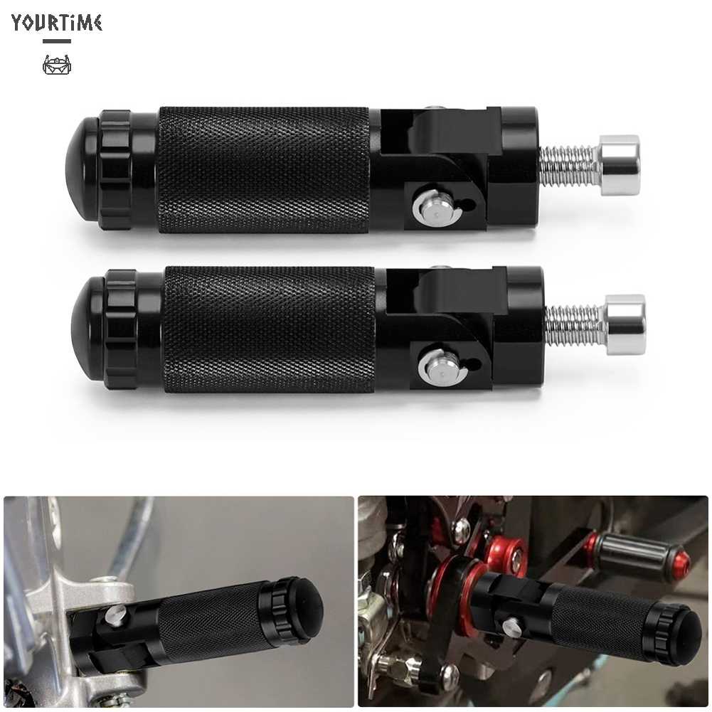 Bàn Đạp Để Chân Phía Sau Bằng Nhôm Chống Trượt Có Thể Gấp Gọn Cho Xe Mô Tô ATV UTV