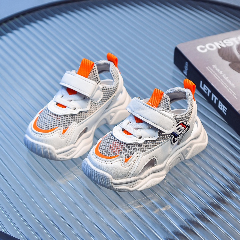 Giày Sandal Thể Thao Phối Lưới Rỗng Thời Trang Mùa Hè 2023 Cho Bé