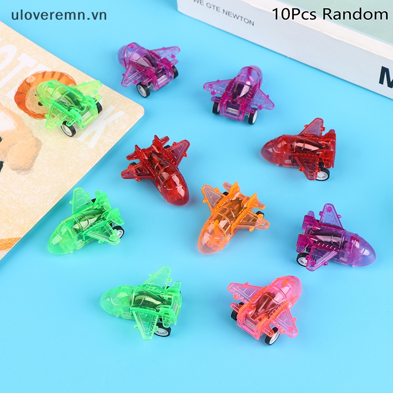 Set 10 Máy Bay Đồ Chơi Mini Kéo Lại Được Dành Cho Các Buổi Tiệc Sinh Nhật Của Bé Trai