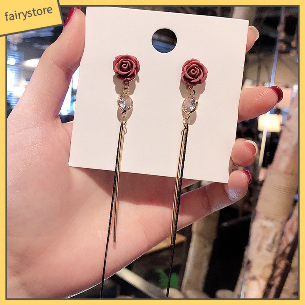 1 Đôi Bông Tai Hình Nơ Đính Ngọc Trai Giả Phong Cách Vintage