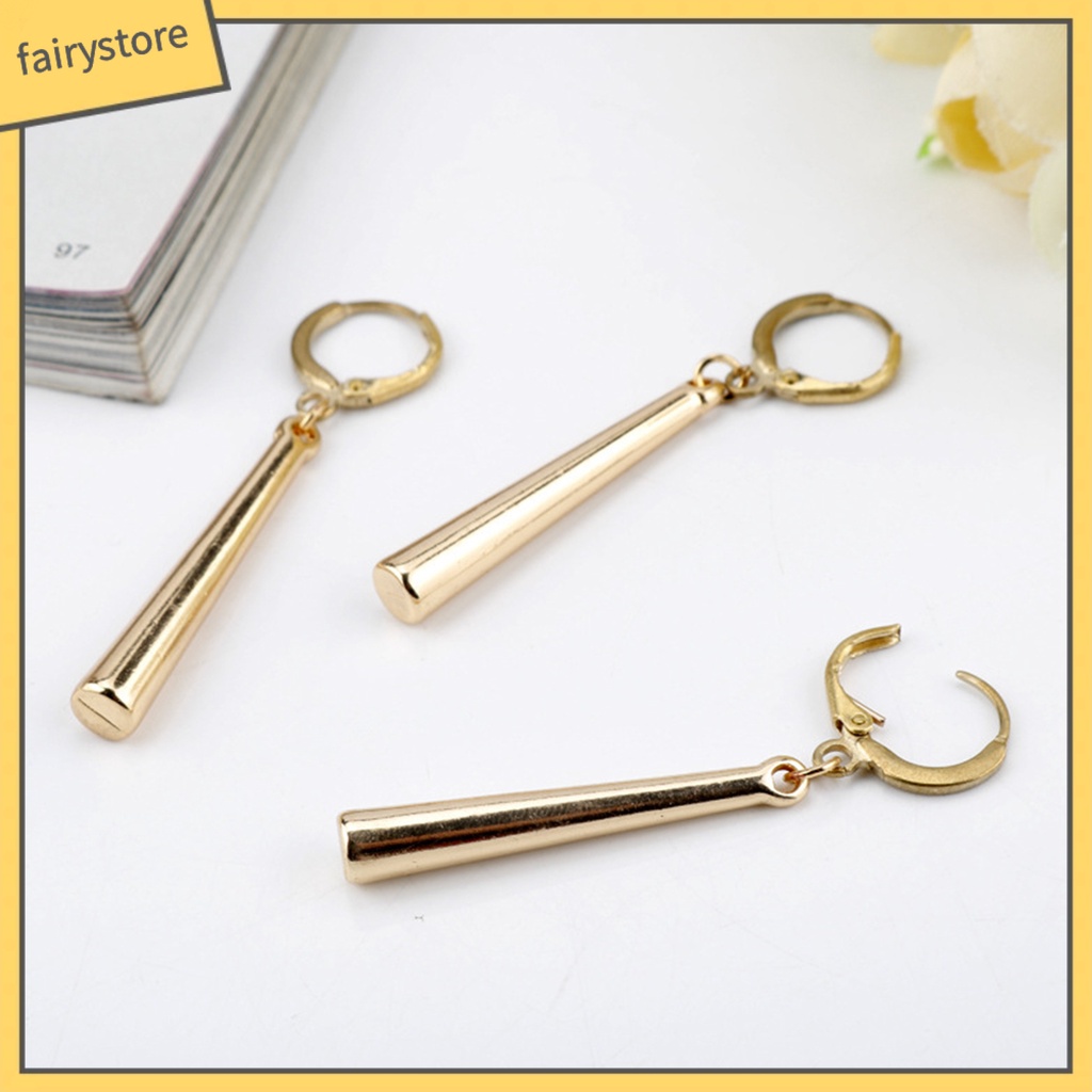 Bông Tai Dạng Móc Bằng Hợp Kim Màu Sắc Đơn Giản Lâu Trôi Cho Nữ