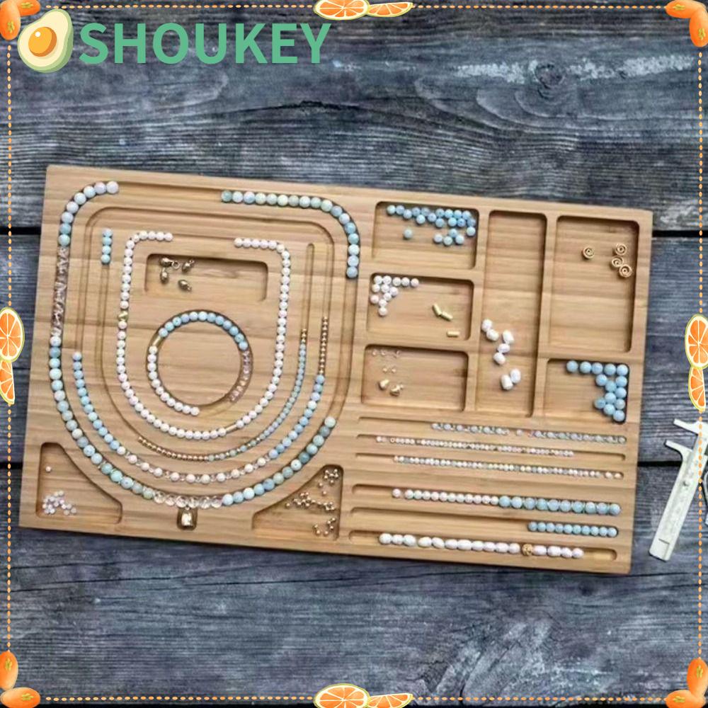 Bảng Đo Lường Bằng Tre Chuyên Dụng Cho Đựng Hạt Làm Trang Sức