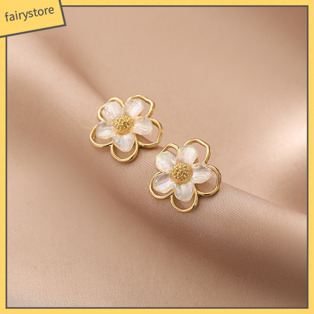 [FRO] 1 Đôi Bông Tai Đinh Tán Bắt Mắt Dễ Phối Đồ Quyến Rũ Bền Bỉ Cá Tính