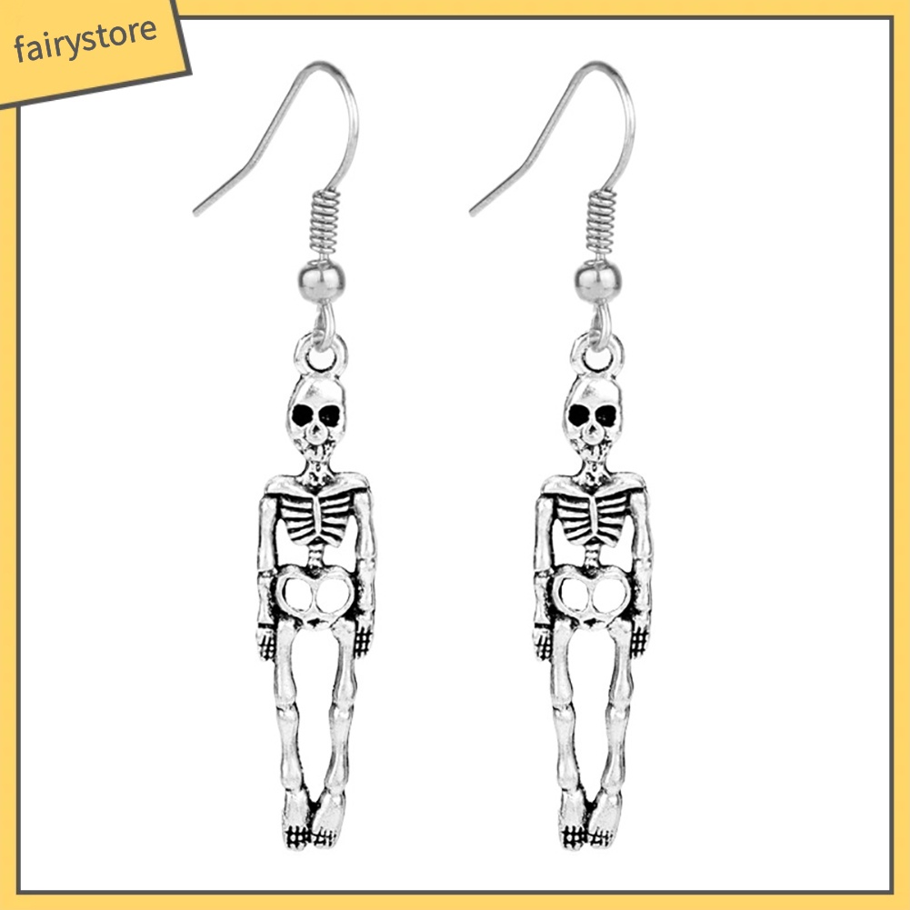 Bông Tai Hình Bộ Xương Phong Cách Vintage Dành Cho Nữ