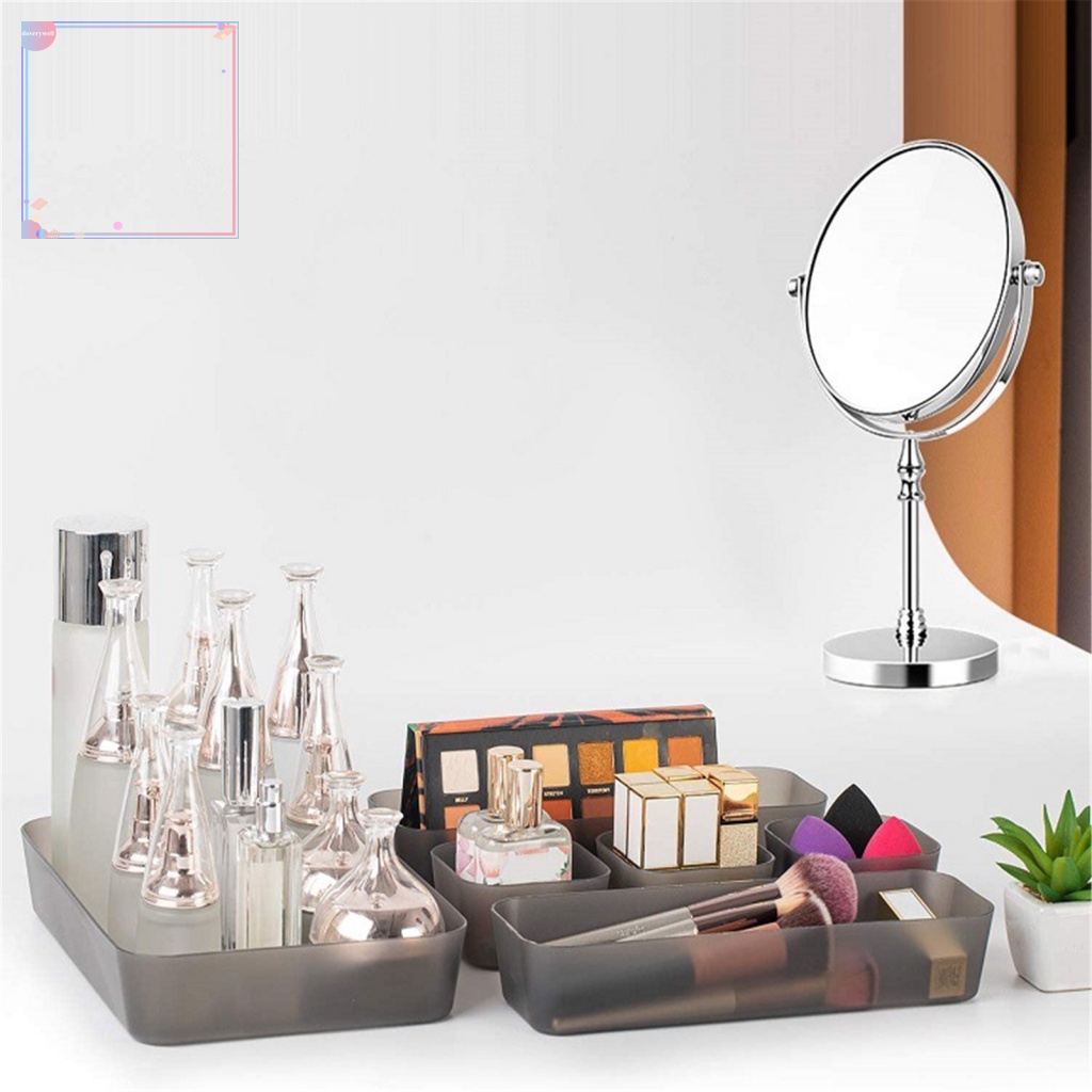 Bộ 9 Hộp Đựng Đồ Dùng Để Bàn Đa Năng Tiện Dụng Cho Gia Đình