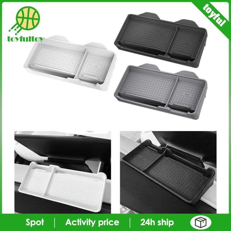 Hộp Đựng Đồ Dùng Màu Trắng Gắn Bảng Điều Khiển Xe Hơi Tesla