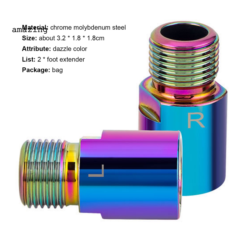 Bộ 2 Miếng Đệm Nối Dài Bàn Đạp Trái Phải Cho Xe Đạp Leo Núi