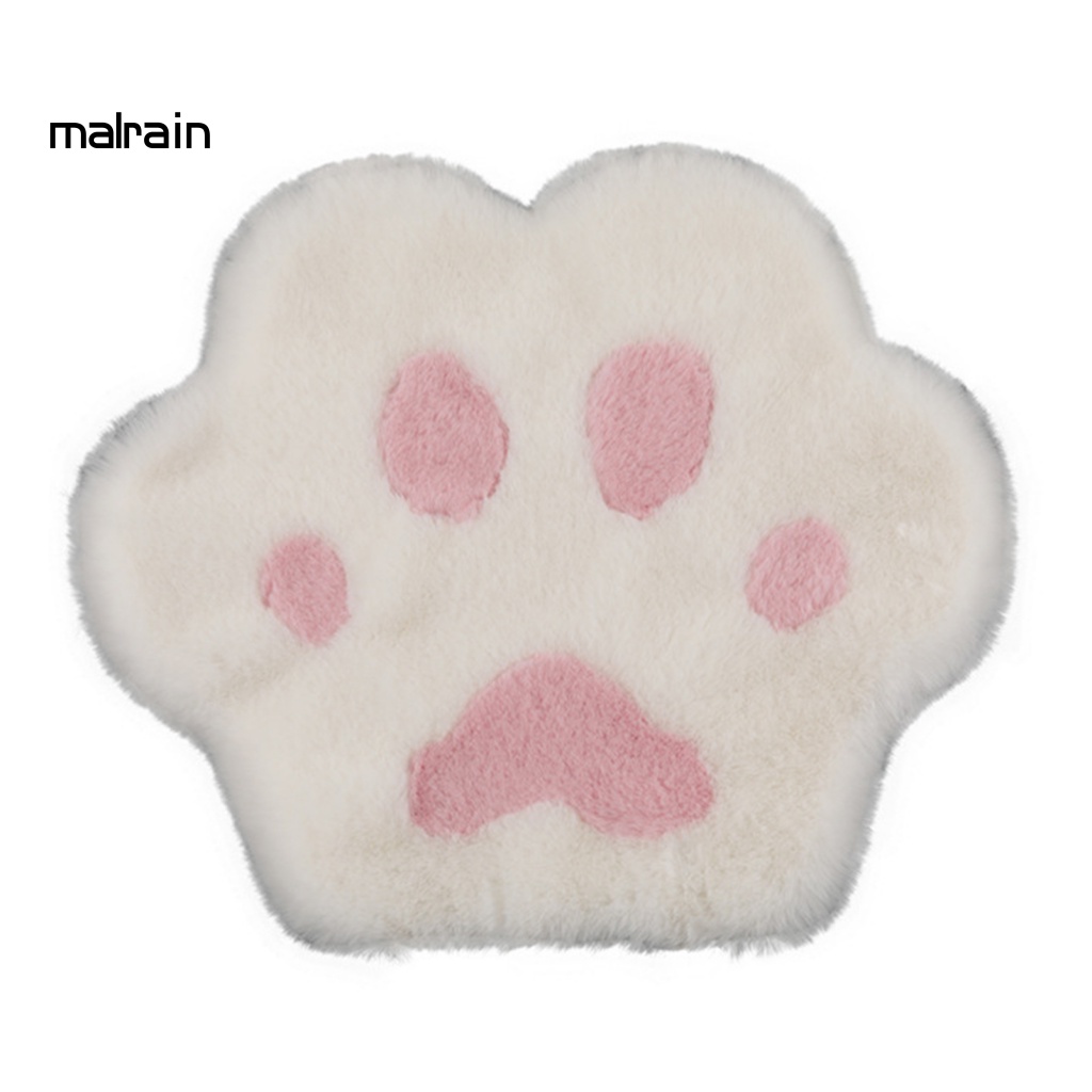 Đệm Lót Ghế Ngồi Xe Hơi Hình Chân Mèo Siêu Mềm Không Phai Màu Chống Mài Mòn Giữ Ấm Tiện Dụng