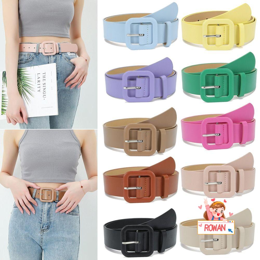 Thắt Lưng Da Bản Nhỏ Phong Cách Vintage Thời Trang