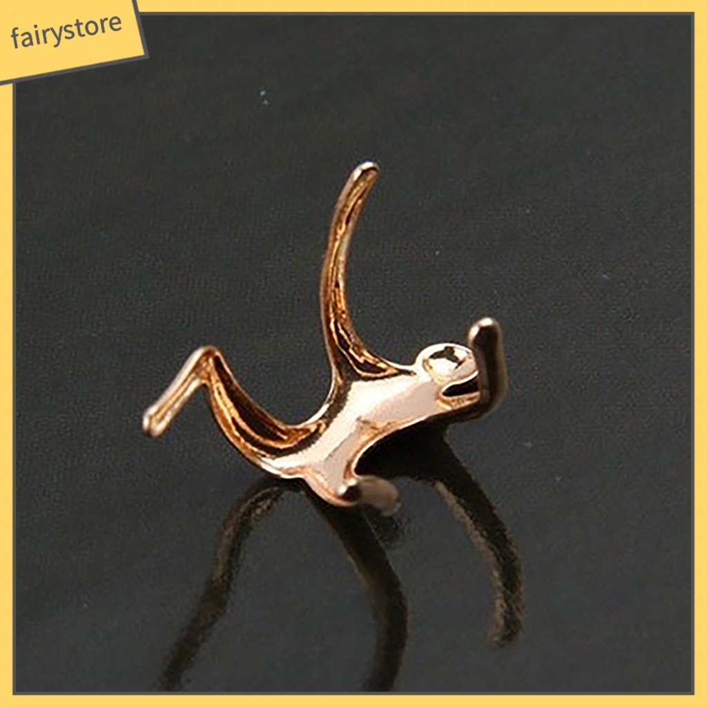 1 Khuyên Kẹp Vành Tai Hình Người Nhỏ Không Xỏ Lỗ Dành Cho Nữ