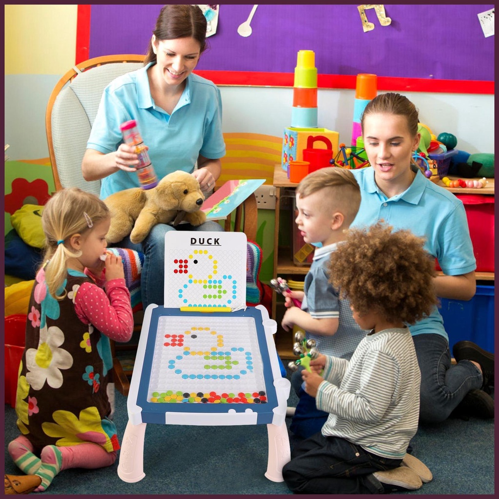 Bảng Vẽ Xếp Hình Nam Châm Giáo Dục Sớm Cho Bé