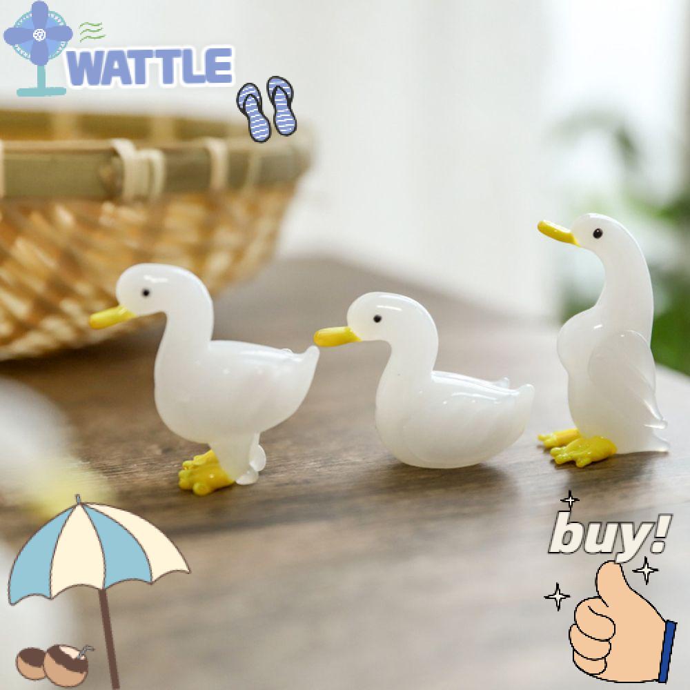 Tượng Vịt Bằng Kính Dùng Trang Trí Phòng Khách