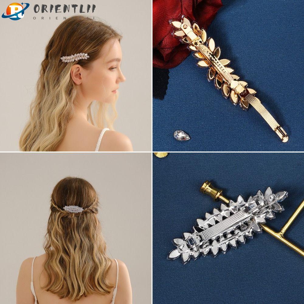 Kẹp Tóc Hợp Kim Hình Chiếc Lá Thời Trang Cho Nữ