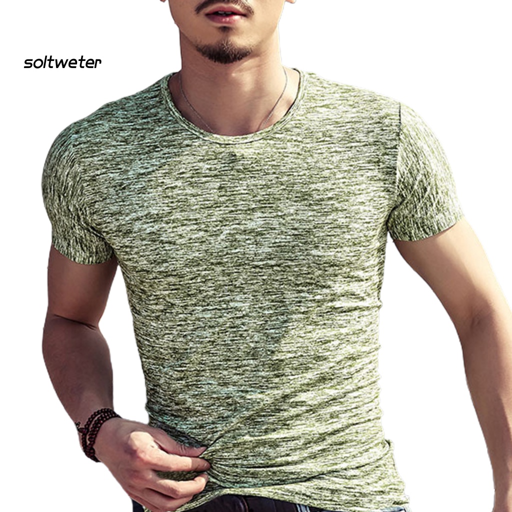 Áo Thun Cotton Họa Tiết Rằn Ri Màu Sắc Thời Trang Cho Nam