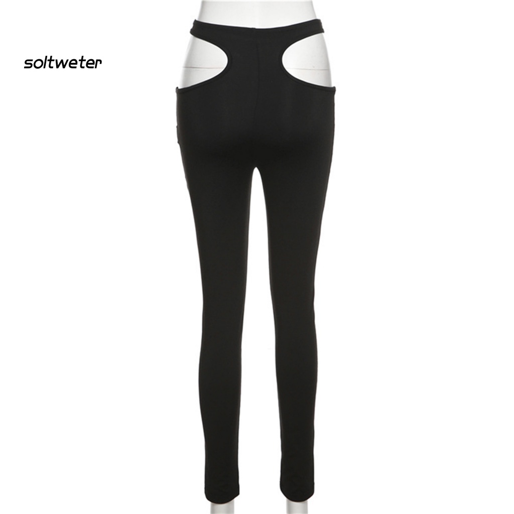 Quần Dài Lưng Cao Màu Sắc Đơn Giản Thoải Mái Quyến Rũ Cho Nữ