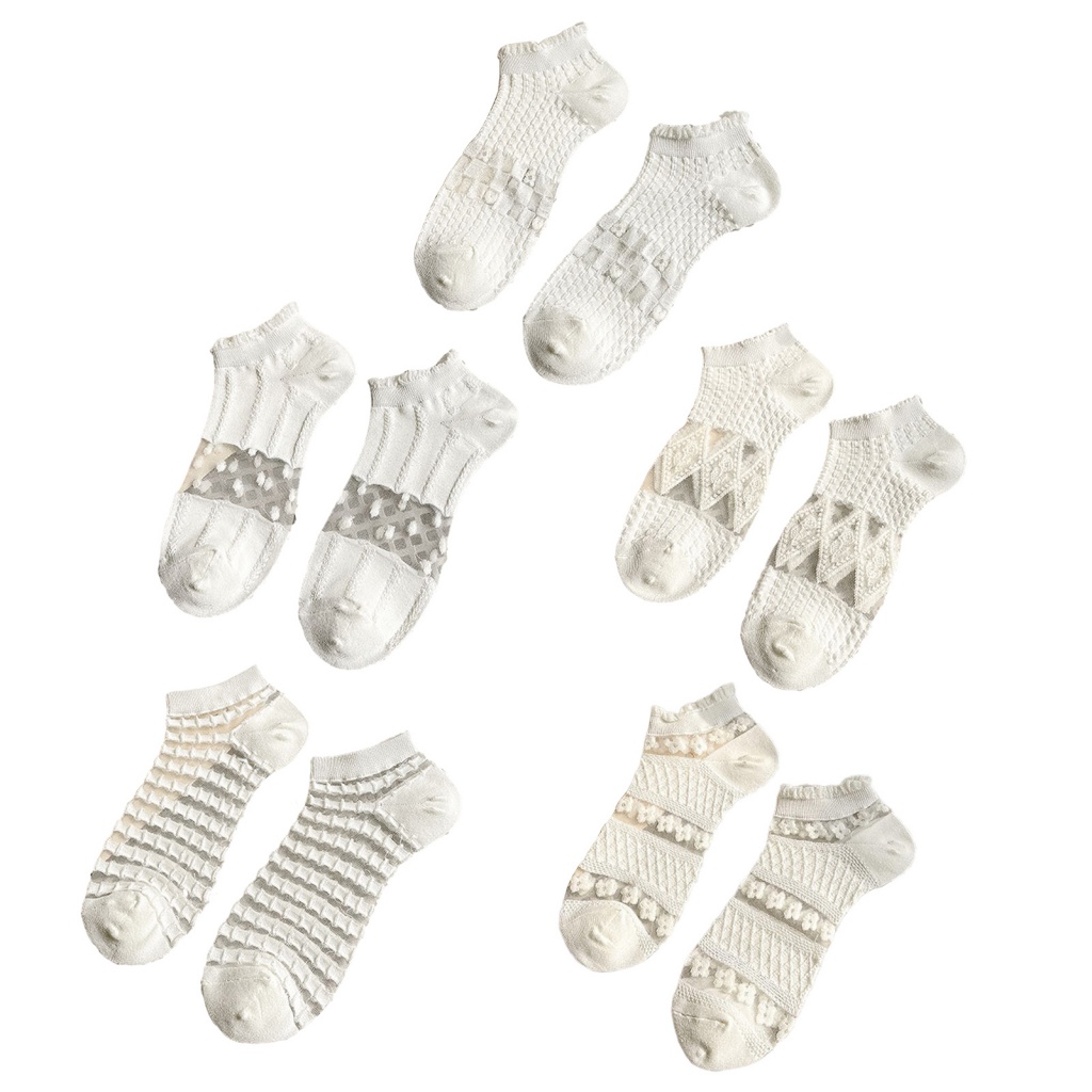 1 Đôi Vớ Thuyền Ngắn Màu Trơn Mau Khô Thời Trang Mùa Hè Cho Học Sinh Nữ mxittany.mx