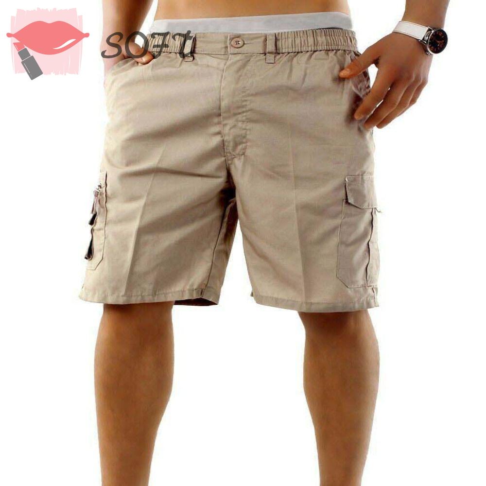 Quần Short Niken Co Giãn Thời Trang Mùa Hè Dành Cho Nam