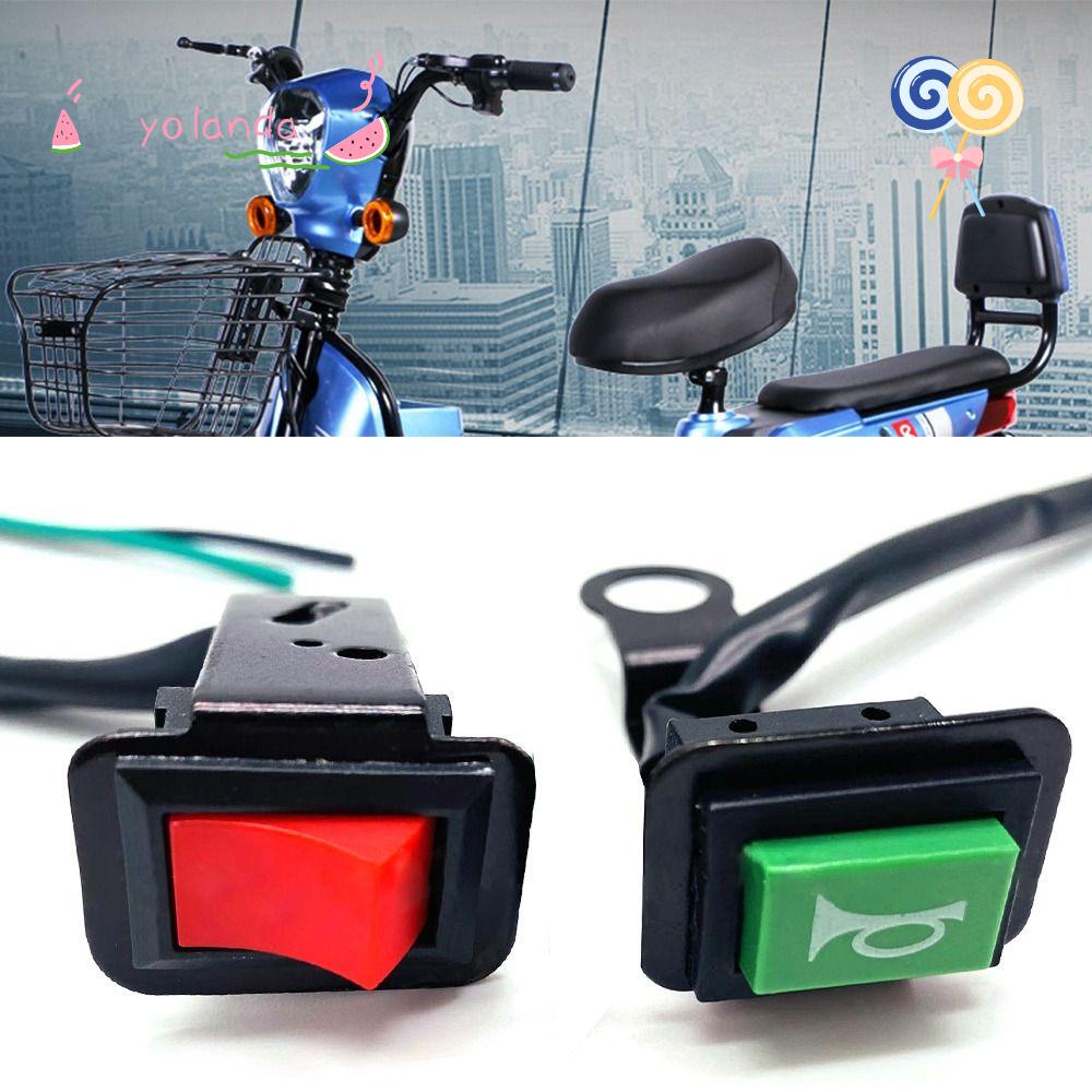 Bộ 2 Nút Công Tắc Khởi Động Màu Xanh Lá / Đỏ Siêu Bền Tiện Dụng