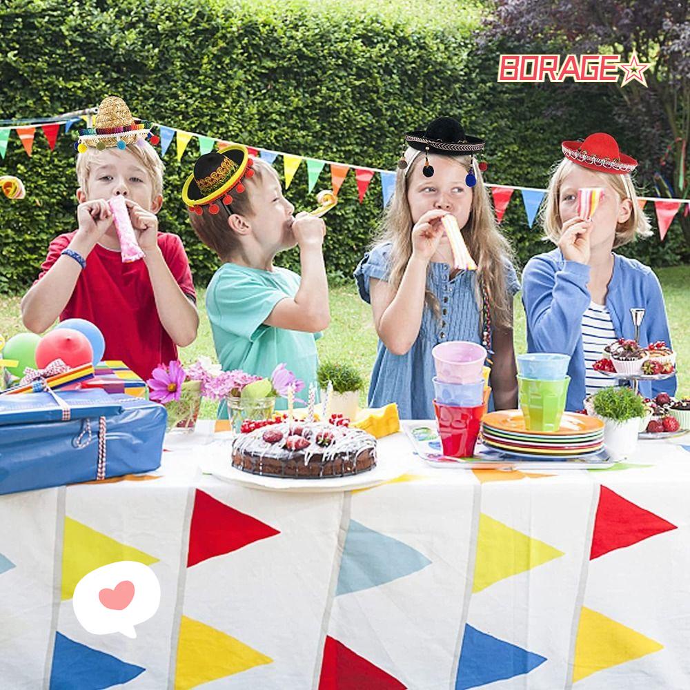 Mũ Đội Biểu Diễn Sombrero Mini Kiểu Mexico Mới