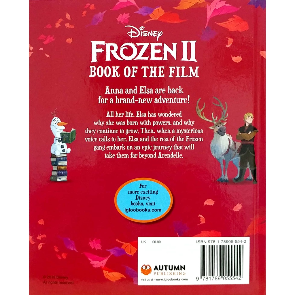 Disney Frozen 2 Book Of The Film