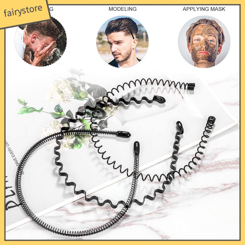 Cài Tóc Kim Loại Gợn Sóng Thời Trang Cho Nam