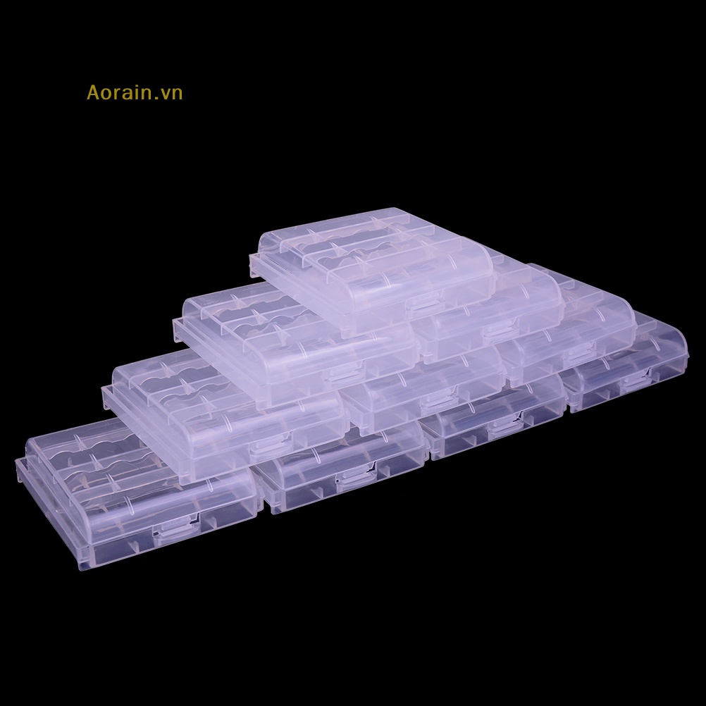 Bộ 10 Hộp Nhựa Đựng Vật Dụng Cho Pin AA AAA