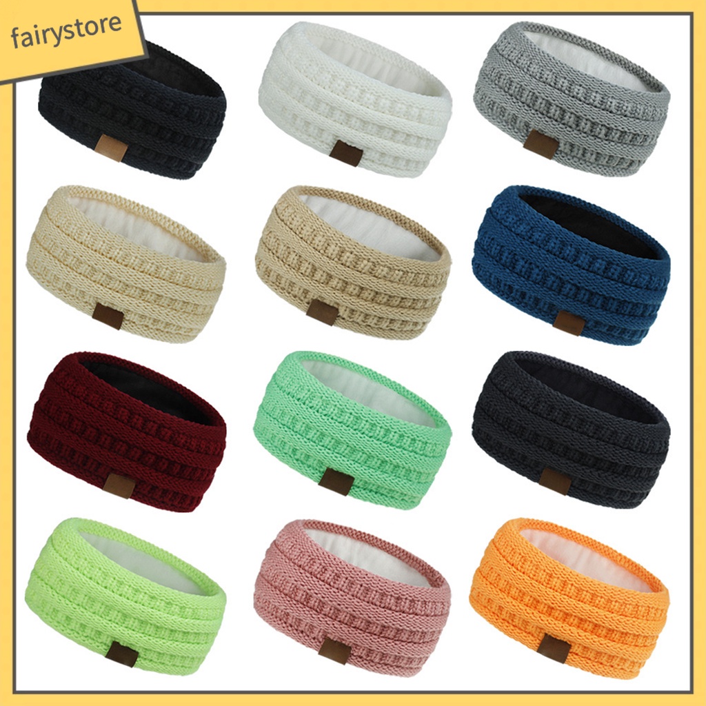 Băng Đô Dệt Kim Giữ Ấm Thân Thiện Với Môi Trường Cho Nữ