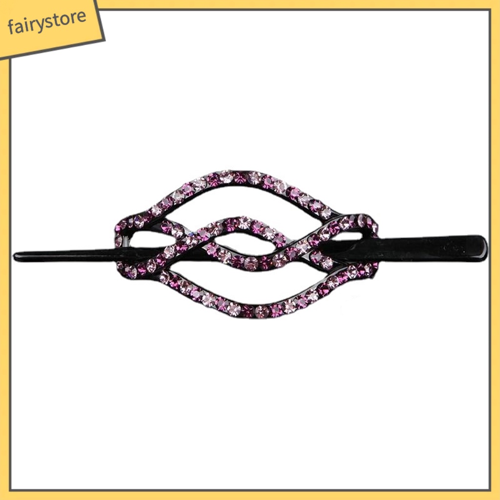 Trâm Cài Tóc Đính Đá Lấp Lánh Phong Cách Vintage Cho Nữ