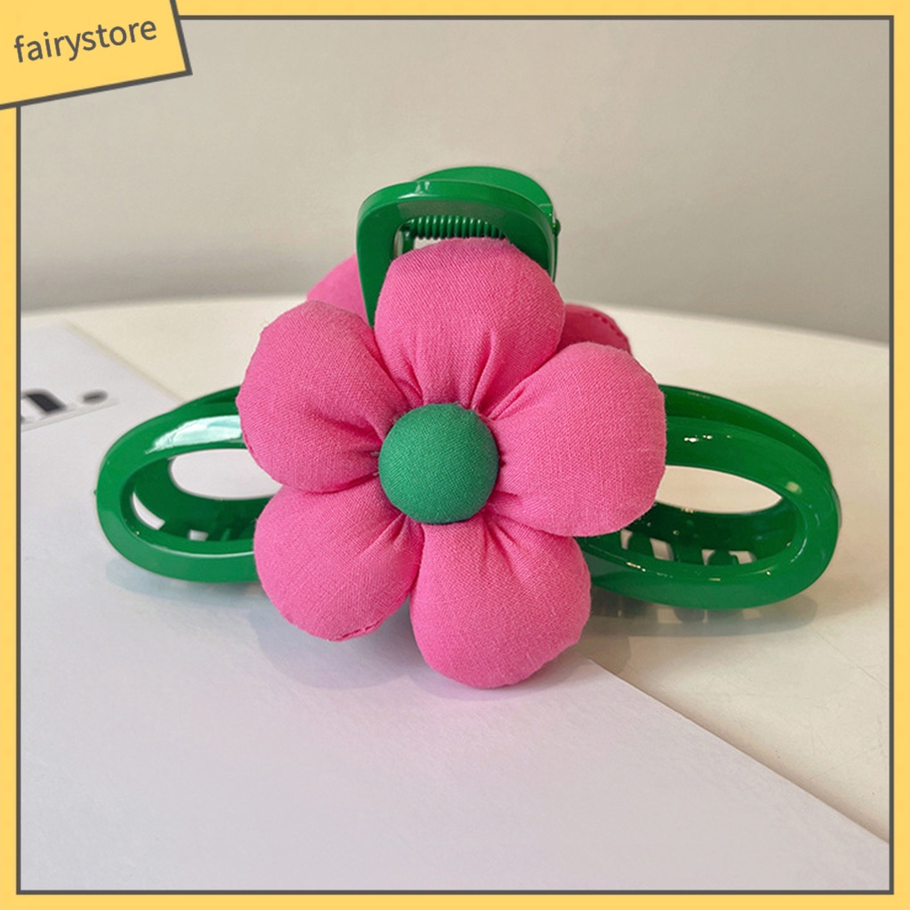 Kẹp Tóc Hình Hoa Hai Mặt Chống Trượt Thiết Kế Tinh Tế Cho Nữ