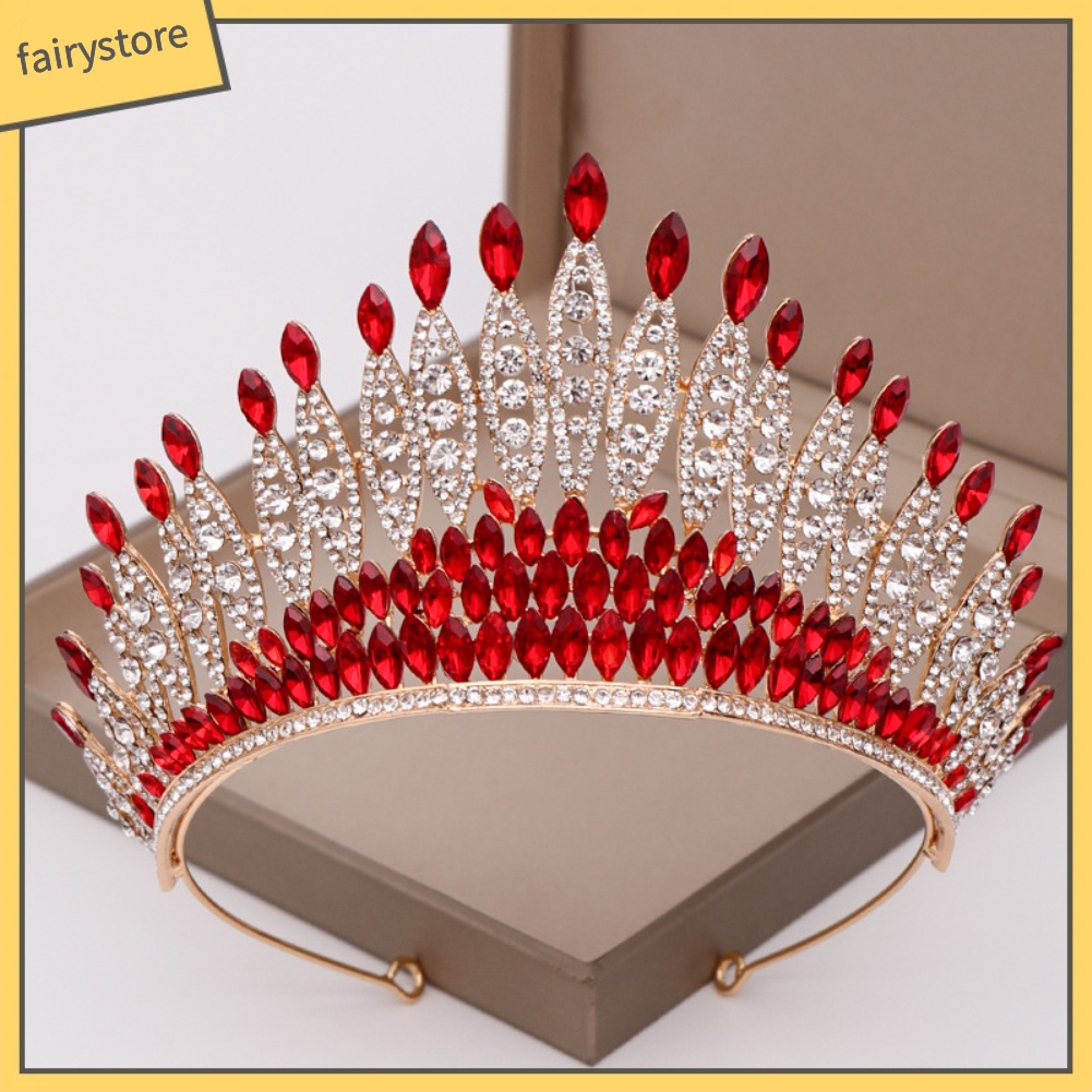 Băng Đô Cài Tóc Hình Vương Miện Đính Đá Sang Trọng Cho Nữ