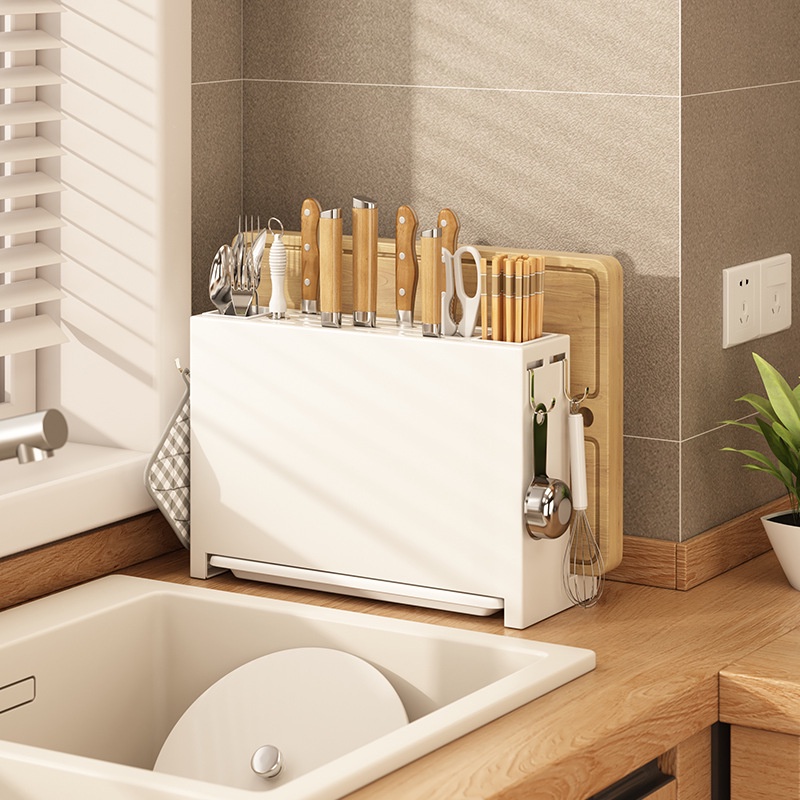 Giá Đỡ Dao Muỗng Đũa Ráo Nước Đa Năng Tiện Dụng Cho Nhà Bếp