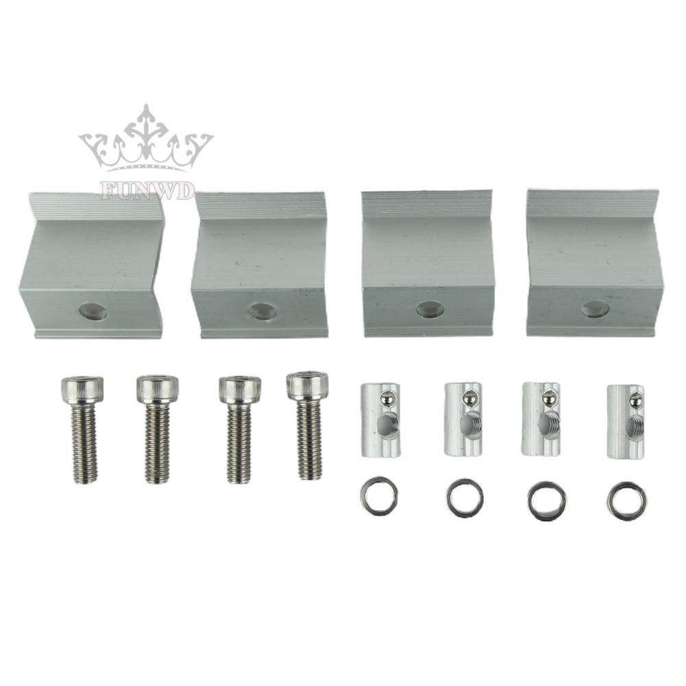 Giá Kẹp Bằng Bạc Chống Chịu Thời Tiết Nhiều Loại Tấm Năng Lượng Mặt Trời