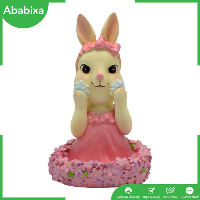 [Ababixa] Khay Đựng Trang Sức / Chìa Khóa / Tượng Thỏ Bằng Nhựa Resin Sắp Xếp Gọn Gàng Trang Trí Nhà Ở