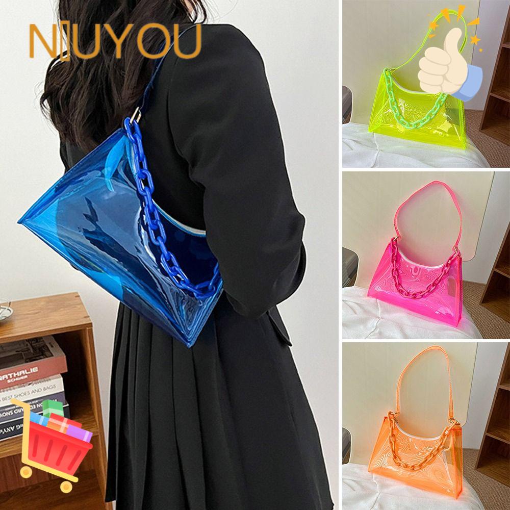 Túi Đeo Vai Bằng PVC Trong Suốt Thời Trang Mùa Hè