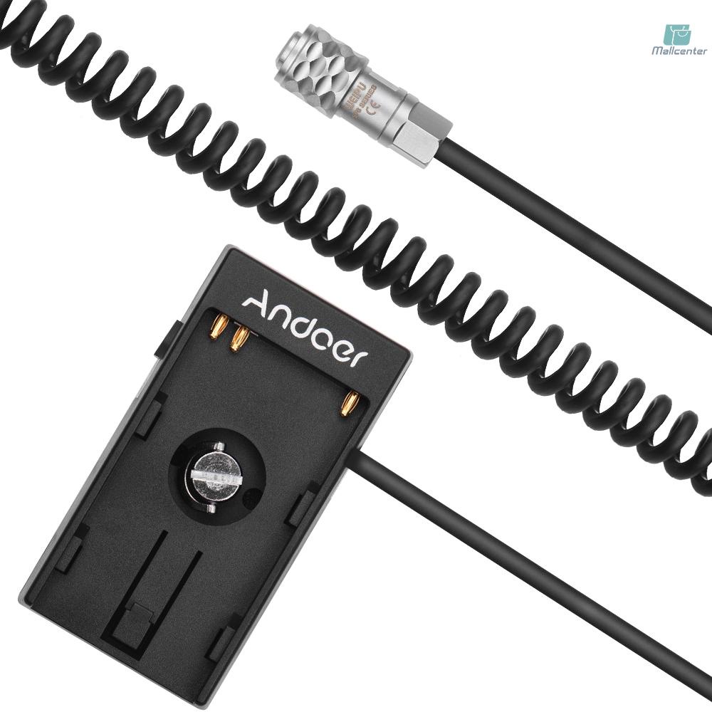 Andoer Camera DV Battery Power Supply Mount Plate Adapter with 1/4 Inch Screw for Blackmagic Cinema Pocket Camera BMPCC 4K for  BP-U30 U60 U90 BP-U Battery