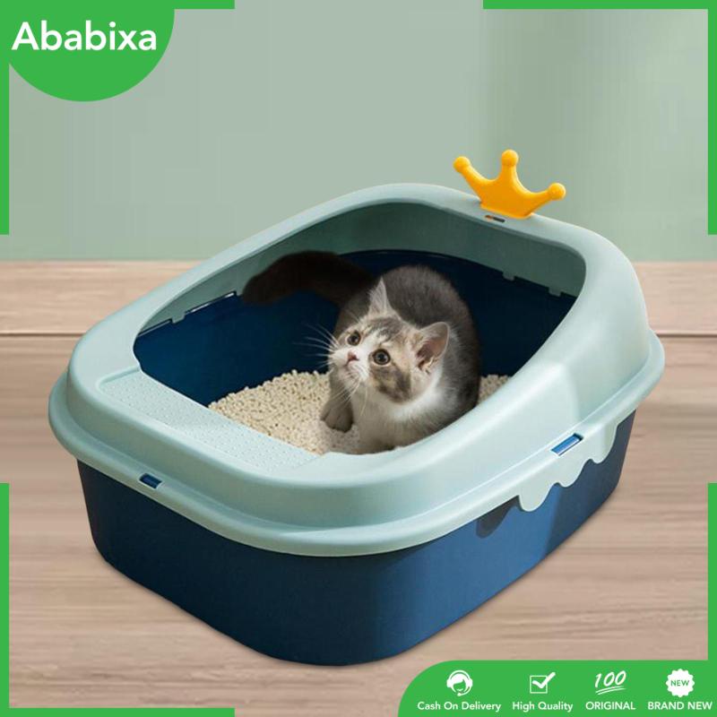 Khay Đi Vệ Sinh Riêng Tư Chống Văng Nước Cho Thú Cưng