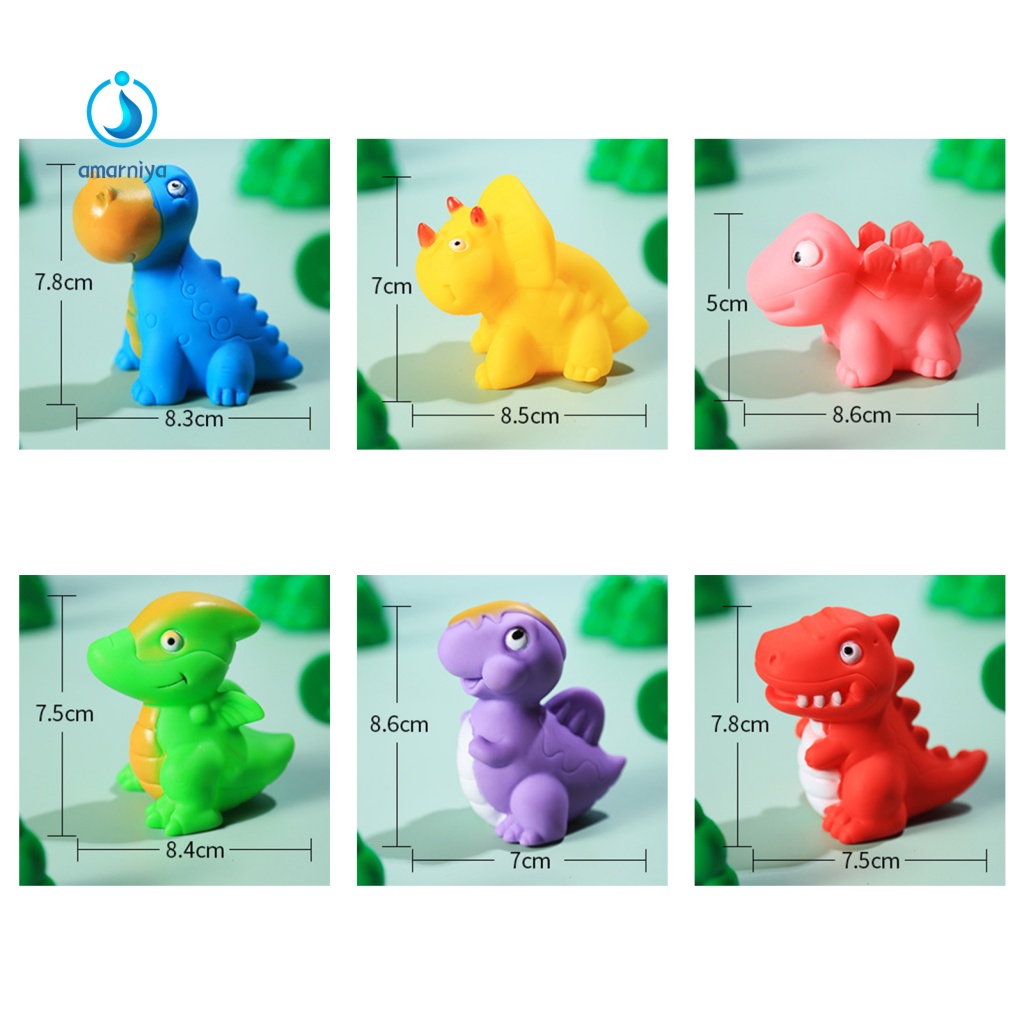 Set 6 Khủng Long Đồ Chơi Hoạt Hình Cho Bé