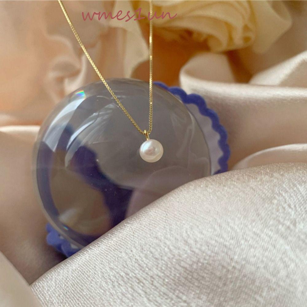 Vòng Cổ WMES15H|Dây Chuyền Phong Cách Hàn Quốc Ngọt Ngào Cho Nữ