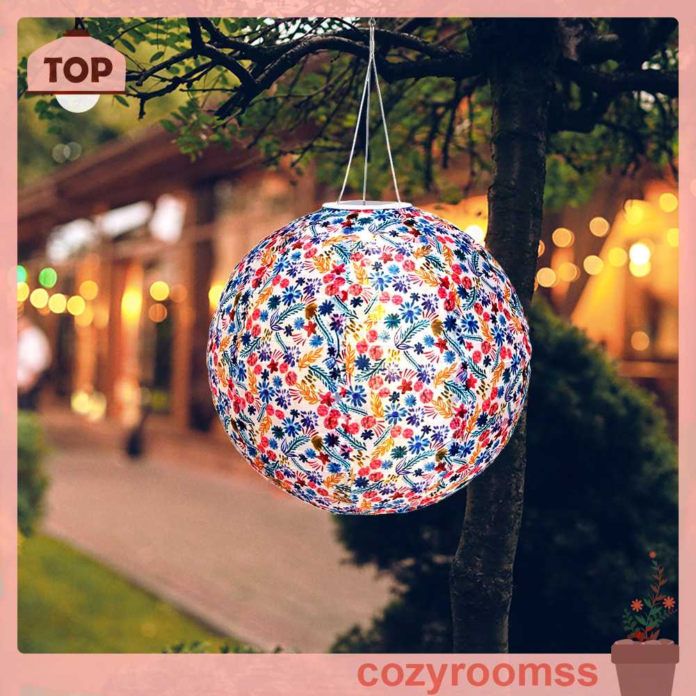 Đèn Lồng LED Tròn 12 inch Chống Thấm Nước Dùng Trang Trí