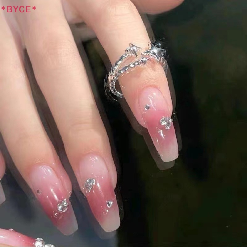 Nhẫn Hở Hình Ngôi Sao Màu Bạc Phong Cách Hàn Quốc Thời Trang Cho Nữ Mới